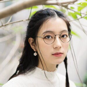Masunaga Wright Frames - Dark Blue/Gold